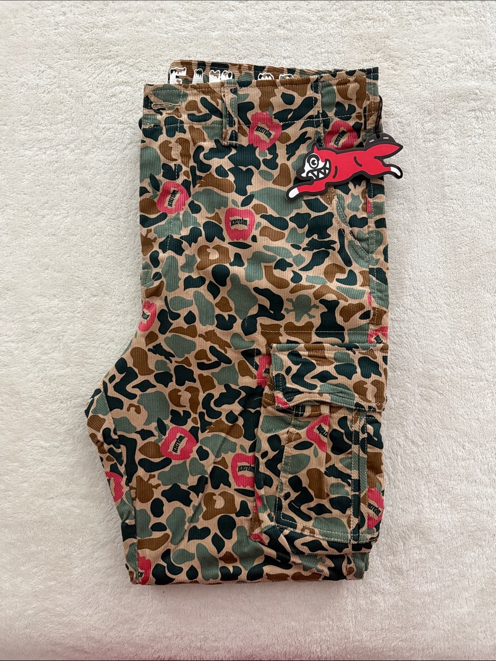 Icecream “Apple” Camo Cargo Pants